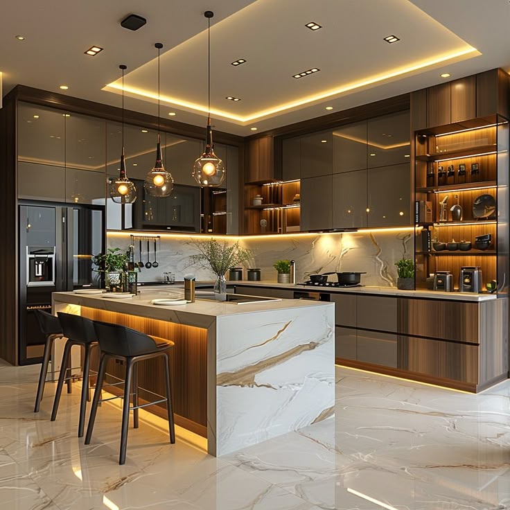 Modern kitchen interior design
